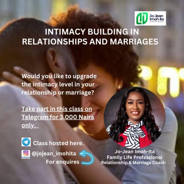 Intimacy building in relationship and marriages